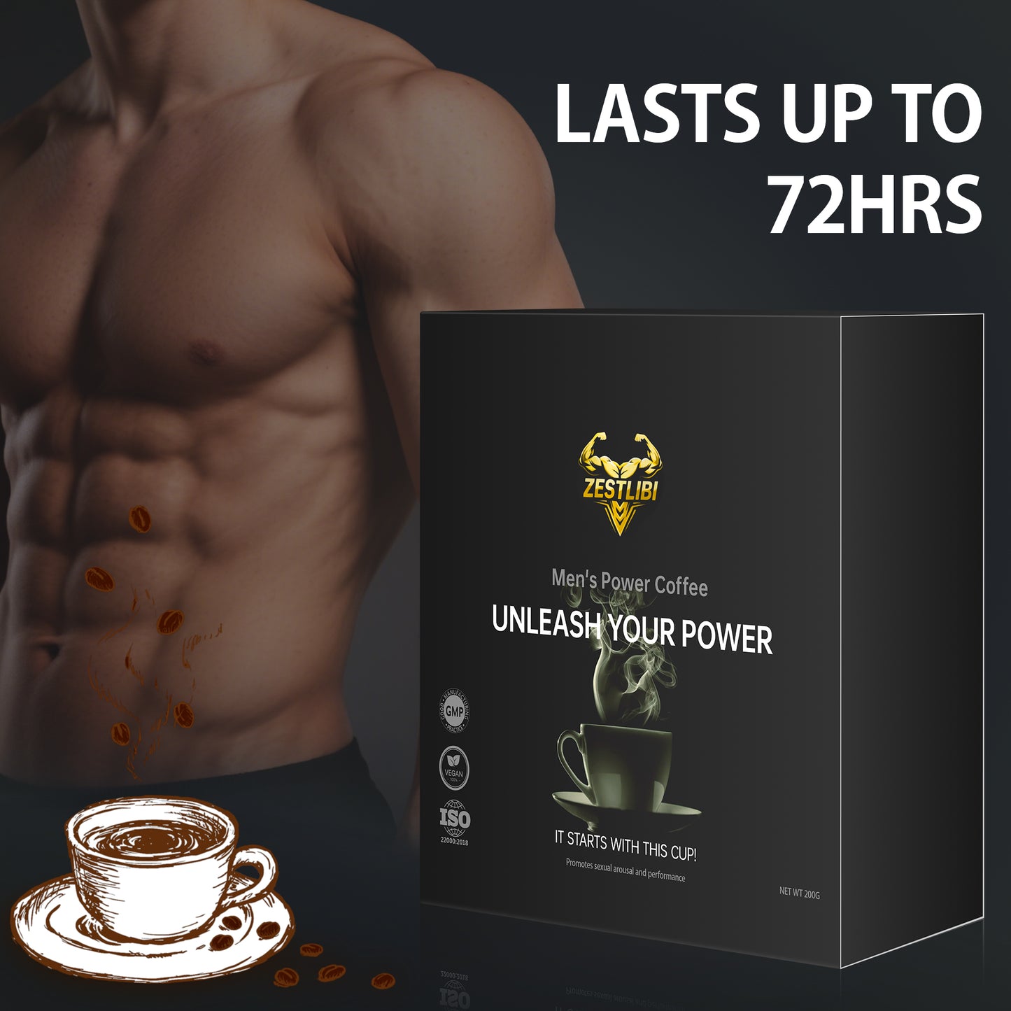 ZESTLIBI Performance Coffee - Natural Energy & Vitality Blend